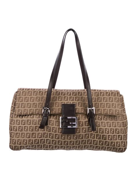 fendi zucchino studded canvas the real real|real fendi handbags.